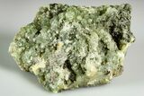 Green Prehnite Crystal Cluster - Morocco #190983-1